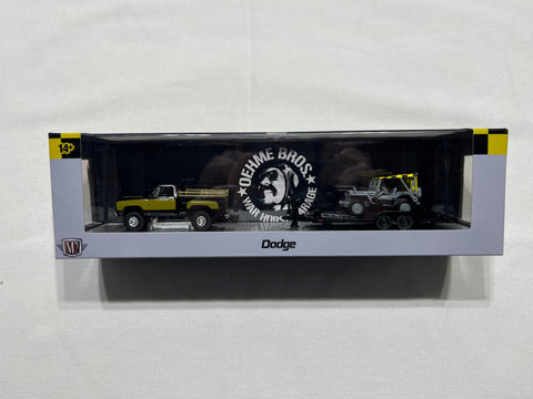 # 01251 - 1:64 M2 Machines AutoHaulers R81 Dodge War Horse Garage - 4 Pcs.