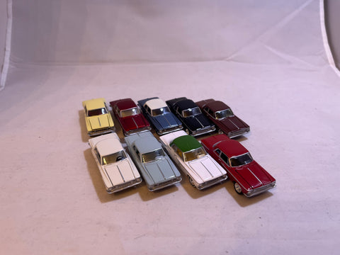 # 00162 - JL Plymouth Fury Sports Lot - 9 Pcs.