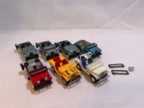 # 00167 - JL Jeep CJs - 7 Pcs.