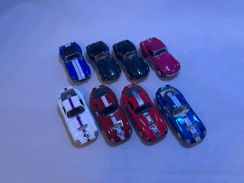# 00173 - JL Shelby Daytona's + Cobras - 8 Pcs.