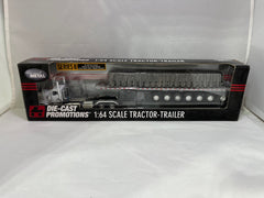 # 01005 - DCP 1:64 Grey Covered Cargo Tractor-Trailer - 1 Pc.
