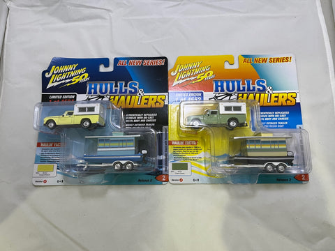 # 01053 - 1:64 JL Boat/Truck Sets and Bassin USA Haulers - 10 Pcs.