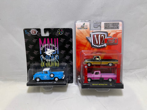 # 01086 - 1:64 M2 Machines Truck and Car Lot - 12 Pcs.