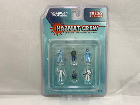 American Diorama Hazmat Crew Figures - MiJo Exclusive - 6 Pieces