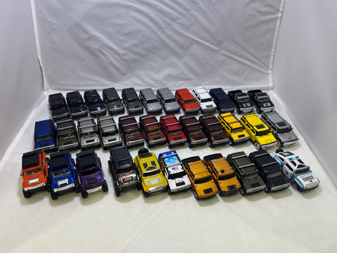 # 00305 - Matchbox, Maisto, HW, JL Hummer Lot Loose - 35 Pcs.