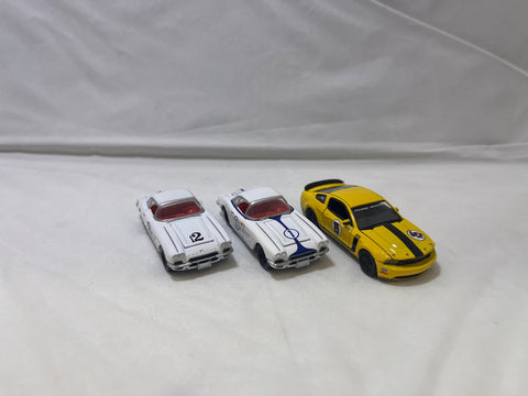 # 00319 - GL Corvette + Mustang Race Lot - 3 Pcs.