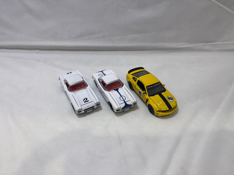 # 00319 - GL Corvette + Mustang Race Lot - 3 Pcs.