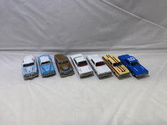 # 00339 - JL Race Car Lot - Ford, Chevy, Plymouth - 7 Pcs.