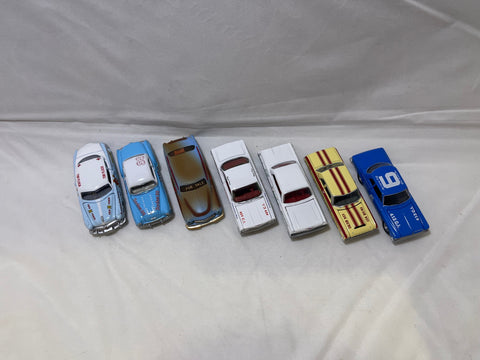 # 00339 - JL Race Car Lot - Ford, Chevy, Plymouth - 7 Pcs.