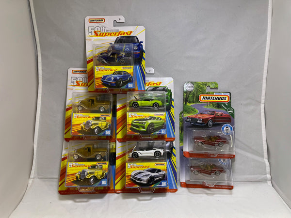 01158 - Matchbox 50th Anniversary Superfast + Moving Parts Lot - 7