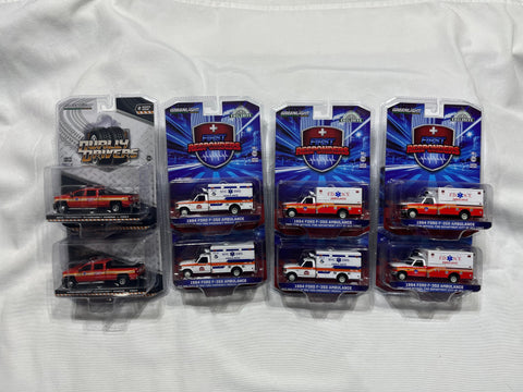 # 01235 - 1:64 GL FDNY Trucks Lot - 16 Pcs.