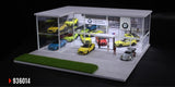 1/64 Automotive Two-Level Showroom Kit with LED Lighting and Base (B)