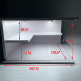 1/64 Blank White Showroom Display Diorama Kit w/LED Lighting - SINGLE