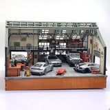 1/64 Auto Repair Garage Build KIT w/LED Lighting
