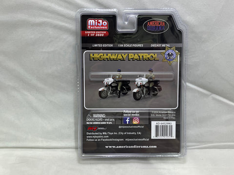 American Diorama Highway Patrol Figures - MiJo Exclusive  - 4 Pieces