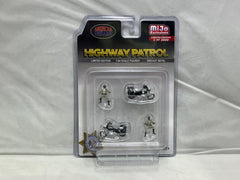 American Diorama Highway Patrol Figures - MiJo Exclusive  - 4 Pieces