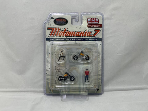 American Diorama Moto Mania 7 Figures - MiJo Exclusive  - 4 Pieces