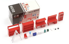 1/64 Garage Storage Accessory Set  - 15 Pieces