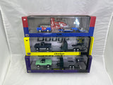 # 01272 - 1:64 M2 Machines Dodge Pickups/Vans w/Trailers - SOLD AS-IS - 3 Pcs.