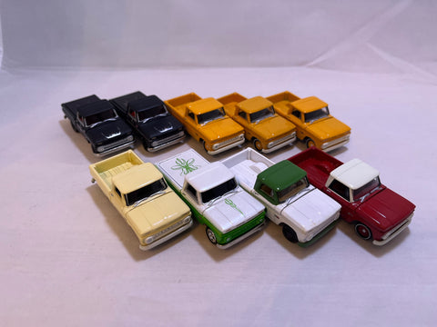 # 00166 - JL Chevy Pick-Ups - 9 Pcs.