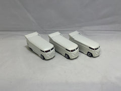 # 00251 - Hot Wheels White Drag Buses - 3 Pcs.