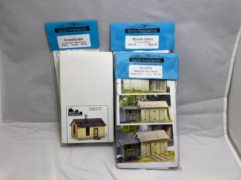 # 01036 - Bantia Modelworks TRAIN S Scale Items - 4 Pcs.