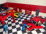 MINI-MOTORS, Inc. - Exclusive Release - Interior/Exterior Garage Diorama Display Kit