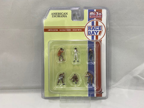 American Diorama Race Day 1 Figures - MiJo Exclusive  - 6 Pieces