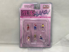 American Diorama Girls Night Out Figures - MiJo Exclusive  - 6 Pieces