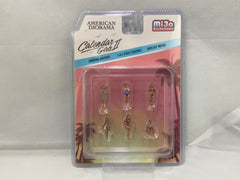American Diorama Calendar Girls 2 Figures - MiJo Exclusive - 6 Pieces