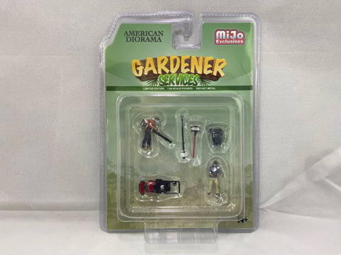 American Diorama Gardener Services Set - MiJo Exclusive - 6 Pieces